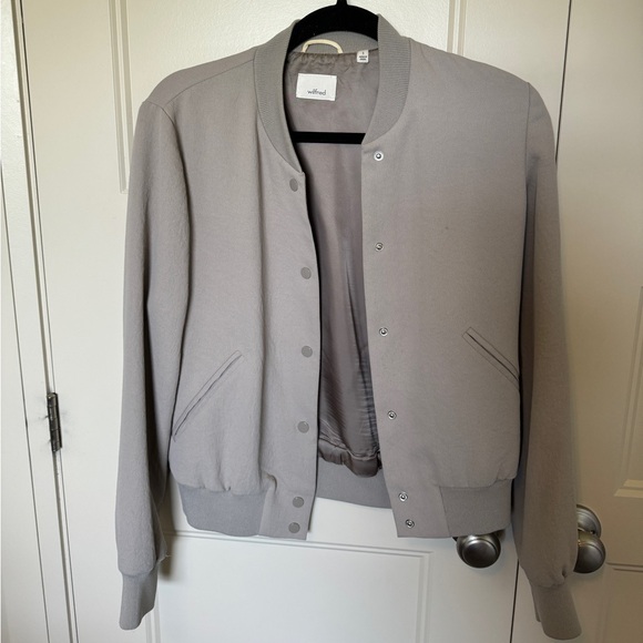 Aritzia Wilfred Grey Bomber jacket size Small - Picture 1 of 1